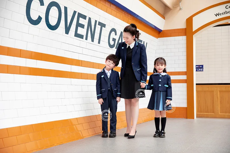 小学均匀春季秋季马来西亚校服制服男生穿女子学校连衣裙一套统一