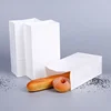 Wholesale bread, food, white paper bakery packaging bag custom logo