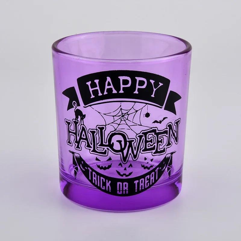 Wholesale Custom Color Glass Candle Holder