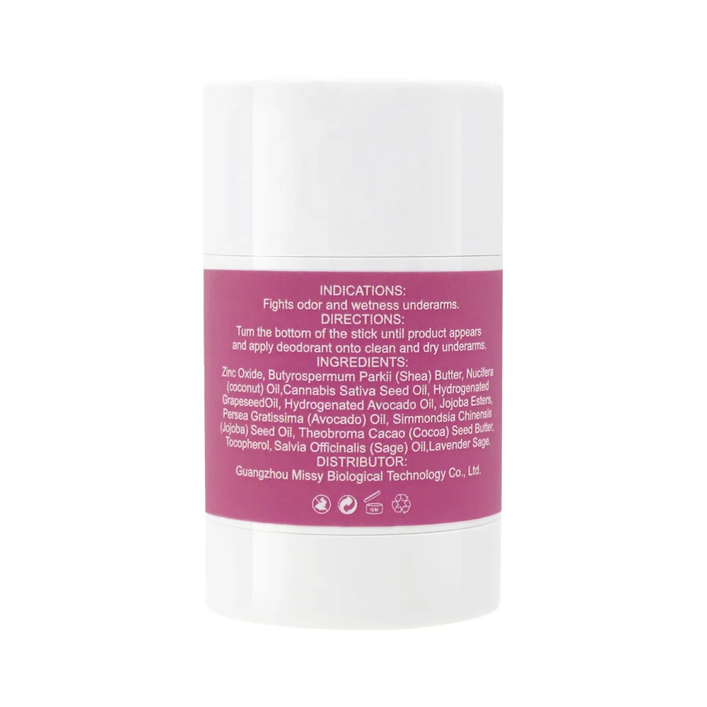 Organic Healthy activated Natural Deodorant Stick Aluminum Free Powder stick Lavender Remove Body Odor