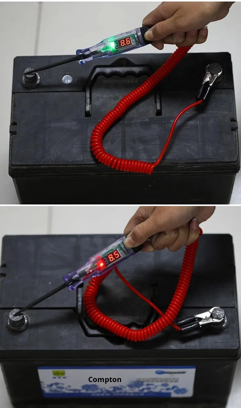 LED Display Digital Voltage Tester for Cars 12V 24V 70V Auto Repair Circuit Fuse Detection Vehicle Tools