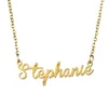 Personalized Custom Name Pendant Script Initial Words Nameplate Necklace Jewelry for Girls Women