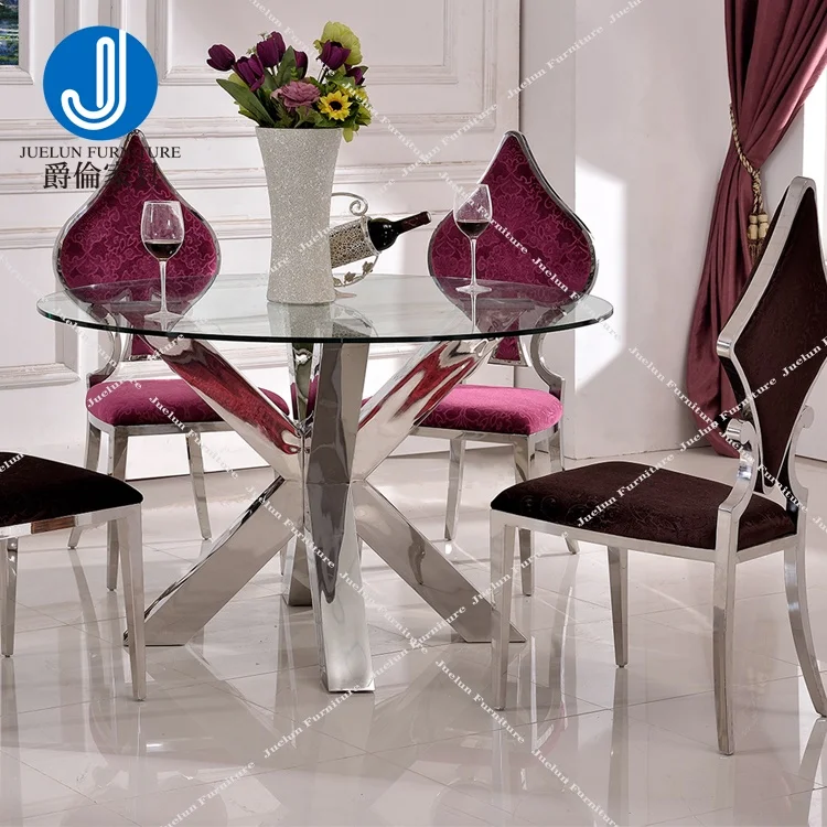custom design table tempered glass table dining table modern