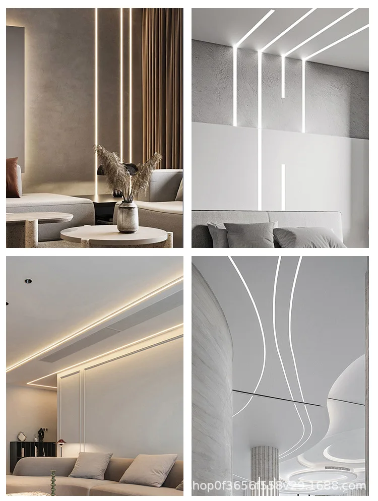 Alibaba Sealing Led Surface-Mounted LED Linear Light Strip with Double Eyelid Ceiling ...