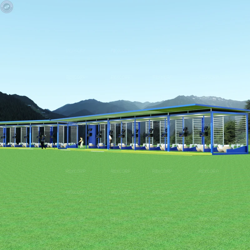 Outdoor Independent Container Modular Golf Driving Range Golf Club