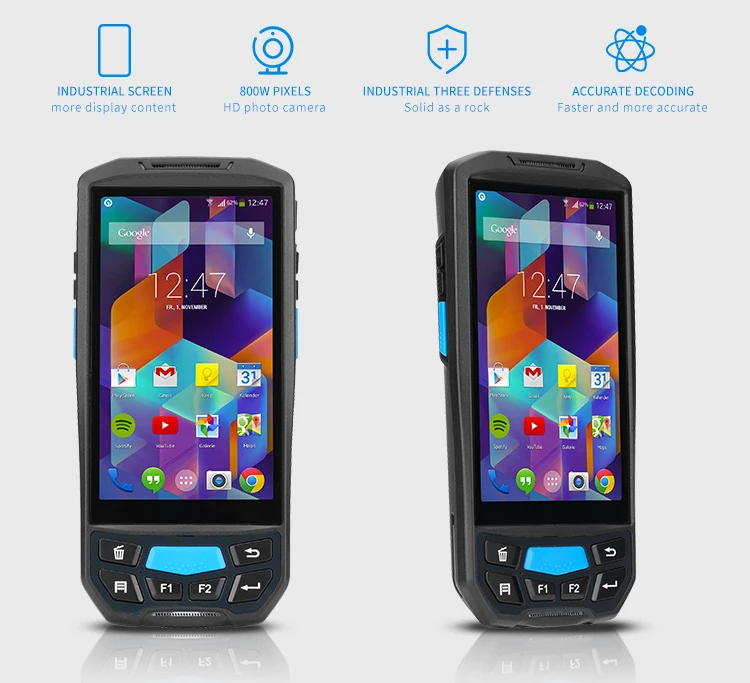 Reliablerfid Android 8.1 Pda Handheld Wireless Rugged Ip 66 With
