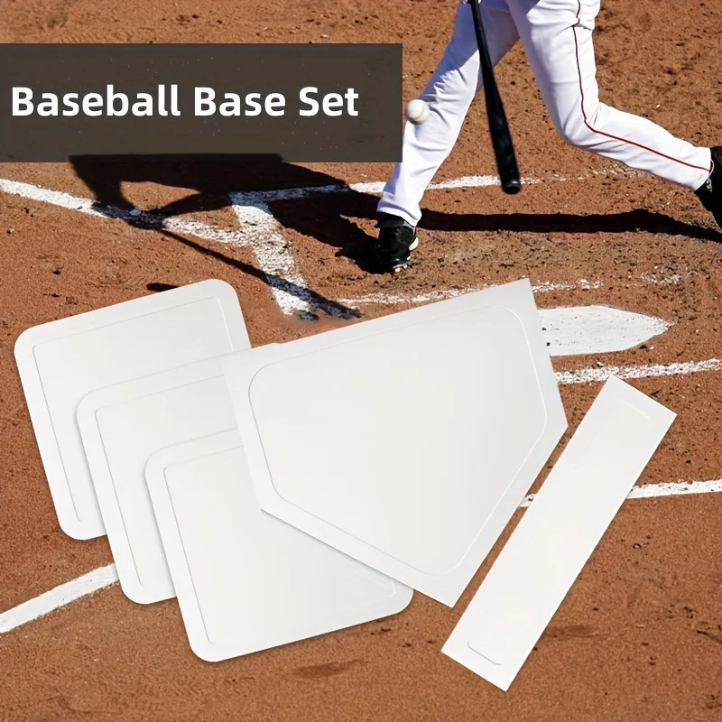 Actearlier Baseball Home Plate Throw Down Baseball Bases Heavy Duty ...