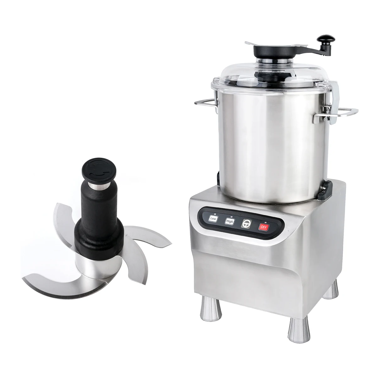 Shanyou Commercial Hummus Cutter Machine Heavy-Duty Food Processor ...