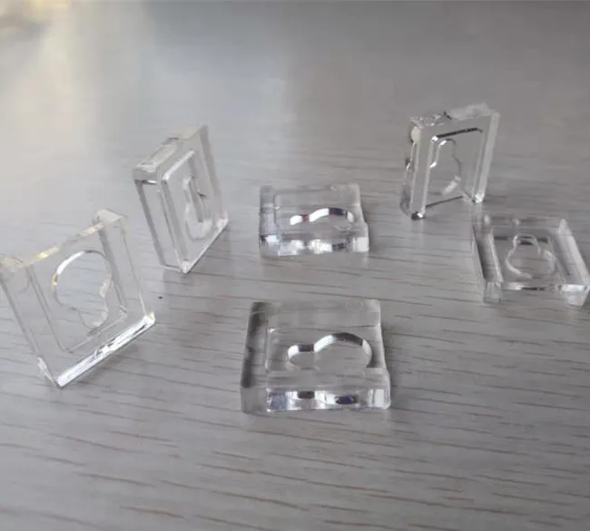 High Quality Clear Wall Hanger Bracket Small Acrylic Plastic Keyhole