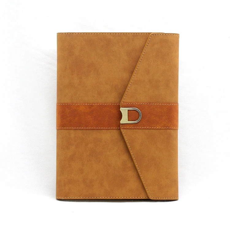 OEM design premium personalized customizable korea a5 PU leather notebook