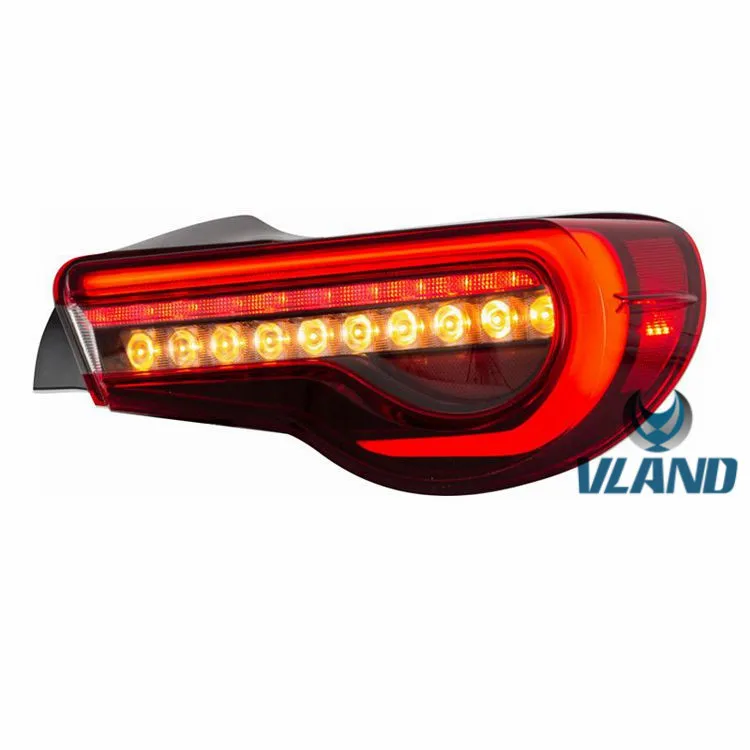 Vland Car Lamp Manufacturer For GT86 FT86 2012 2014 2016 2018 Full-LED Taillights For BRZ 2013-2015 LED Tail Lamp Plug and Play