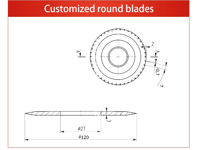 Round blade