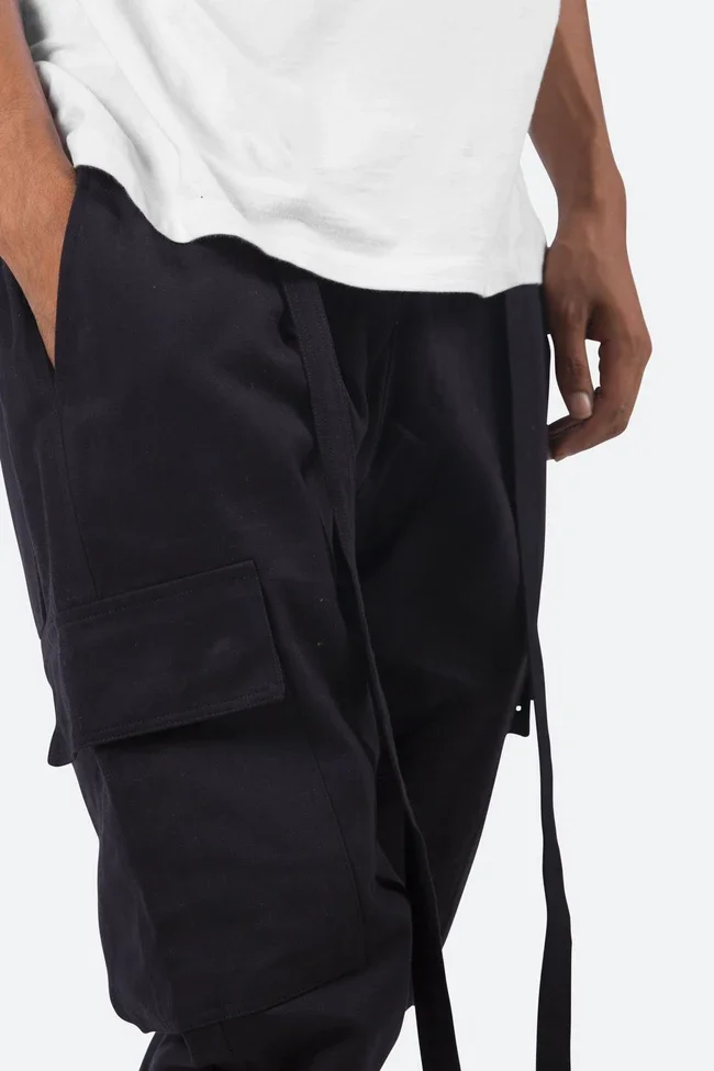 Wholesale custom fashion new design men's jogger pants slim skinny cargo pants elastic at the bottom