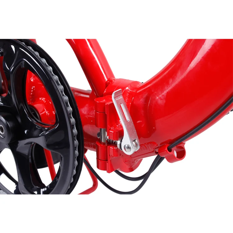 36v 350w Hidden Seatpost Battery Foldable Fat Tire Electric Bicycle 20