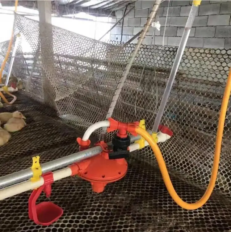 Poultry Farm Automatic Drinking Water System Chicken House Plastic Water Pressure Regulator For