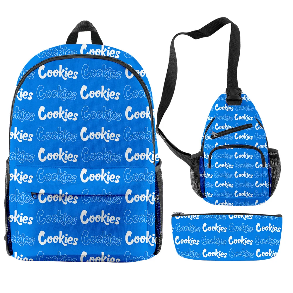 Set 3pc 3d Back Pack Sports Cookies Backpack Bag Buy Backpack Cookies