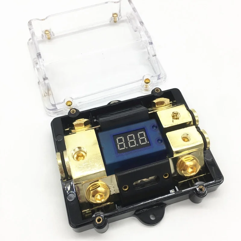 Car Audio Plastic Fuse Holder Fuse Box with Digital Display One Outlet ...