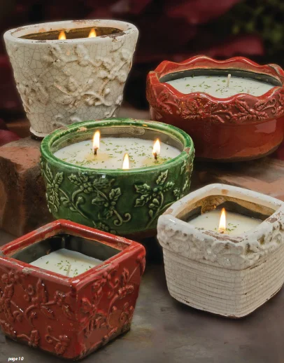 Hot Selling Ceramic Pots Creative Antique Candle Jars Handmade Candle ...