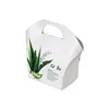 Foldable Face Mask Gift Handle Packs Thin Plastic Packaging Box