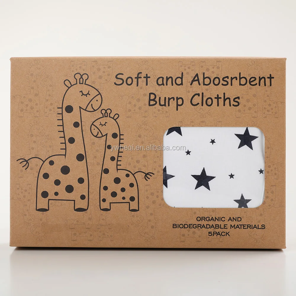 Amazon Hot Sales 3 Layers Soft Baby Burp 100 Cotton Burp Cloth Buy