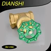 high performance gate valve with green wheel handle