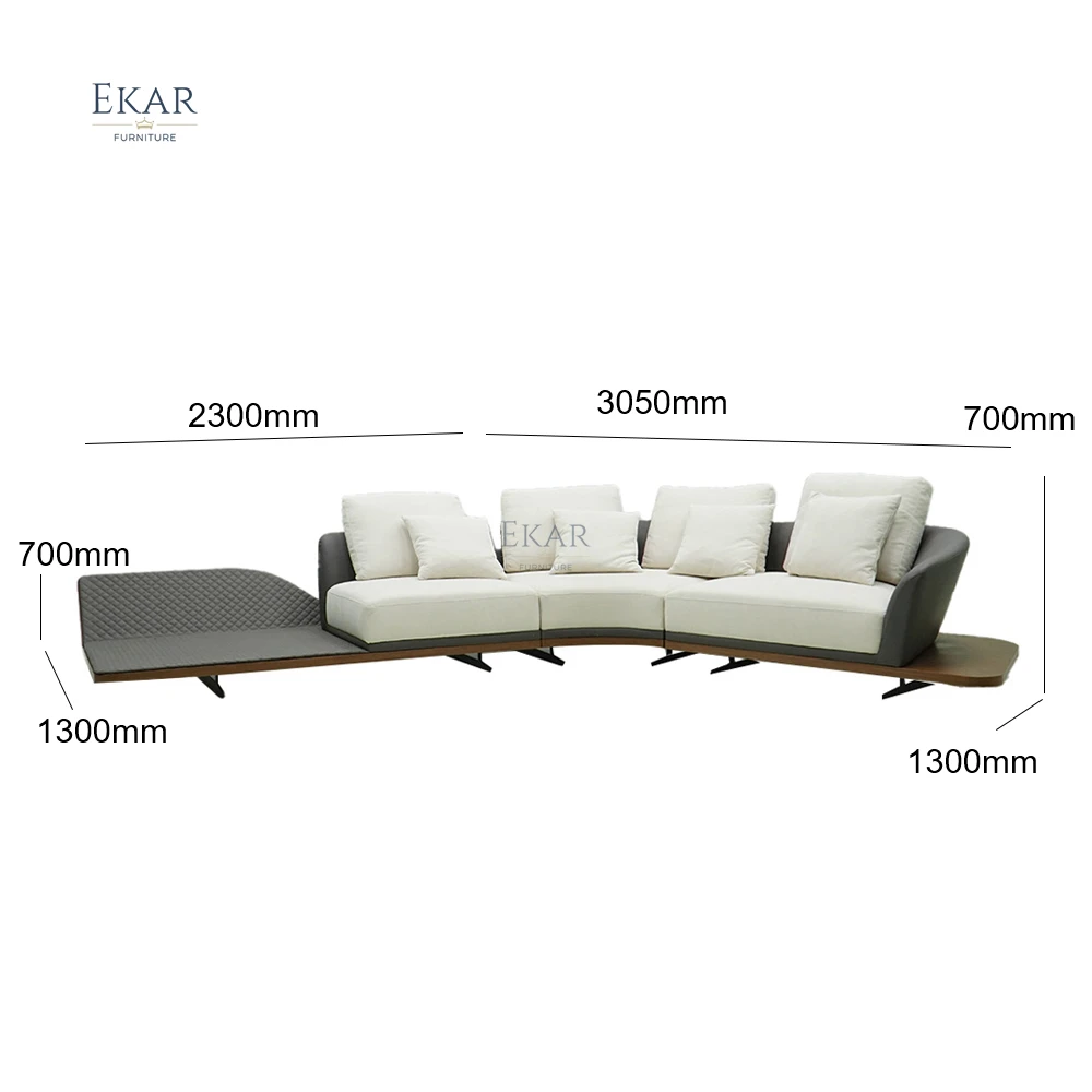 product ekar furniture factory modern customizable furniture seater sofa set designs fabric curved sofa living room sofa -64