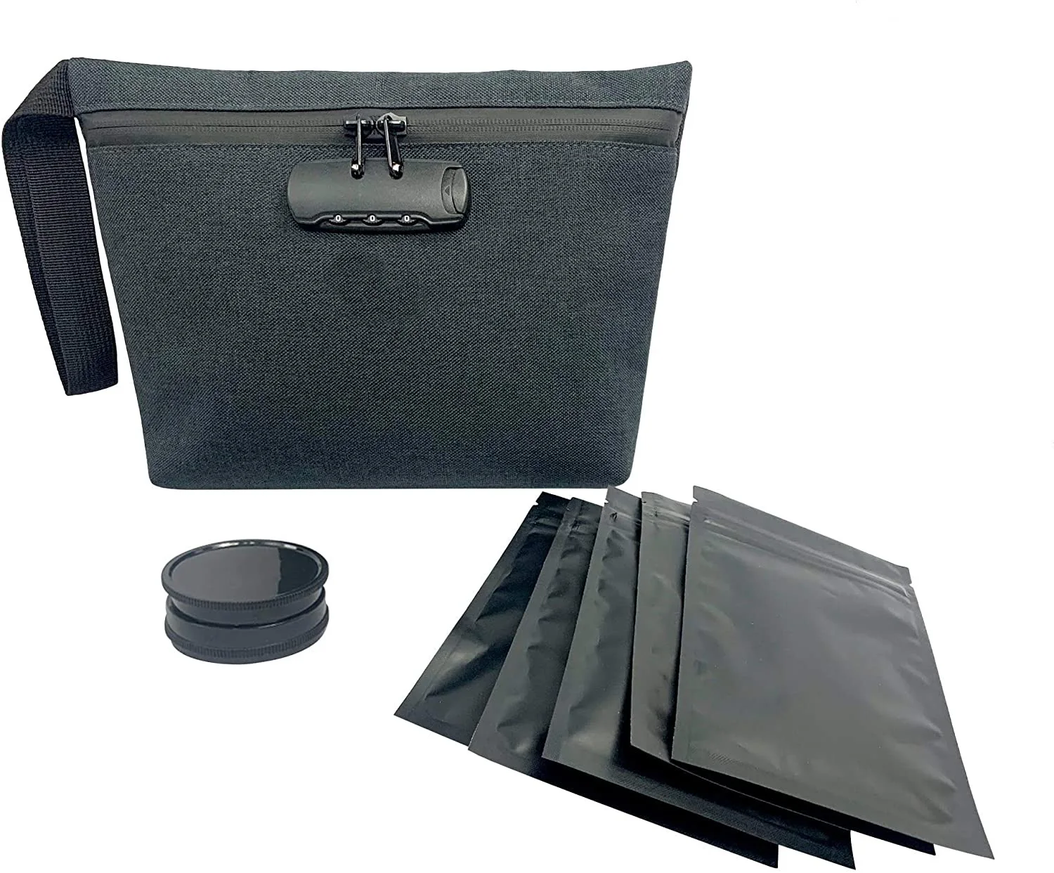 无气味盒子定制存放箱气味证据袋weedcbd活性炭气味证据袋带手柄