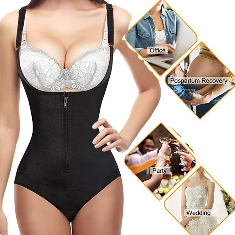 Women Full Body Shaper Waist Trainer Cincher Corset Shapewear Bodysuit Tummy Underwear For