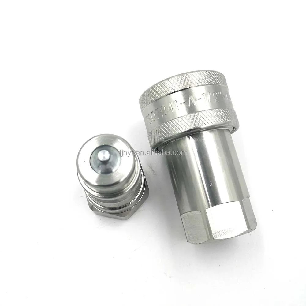 Acoplador Rápido Hidráulico Hembra De 3/8" Para Skid Steer Bobcat