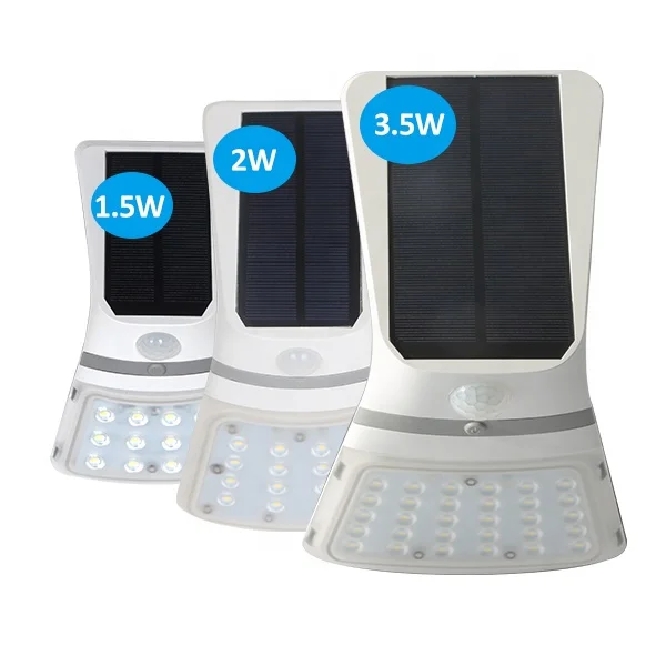 Solar Security Outdoor Wall Mounted LED Light in Garden