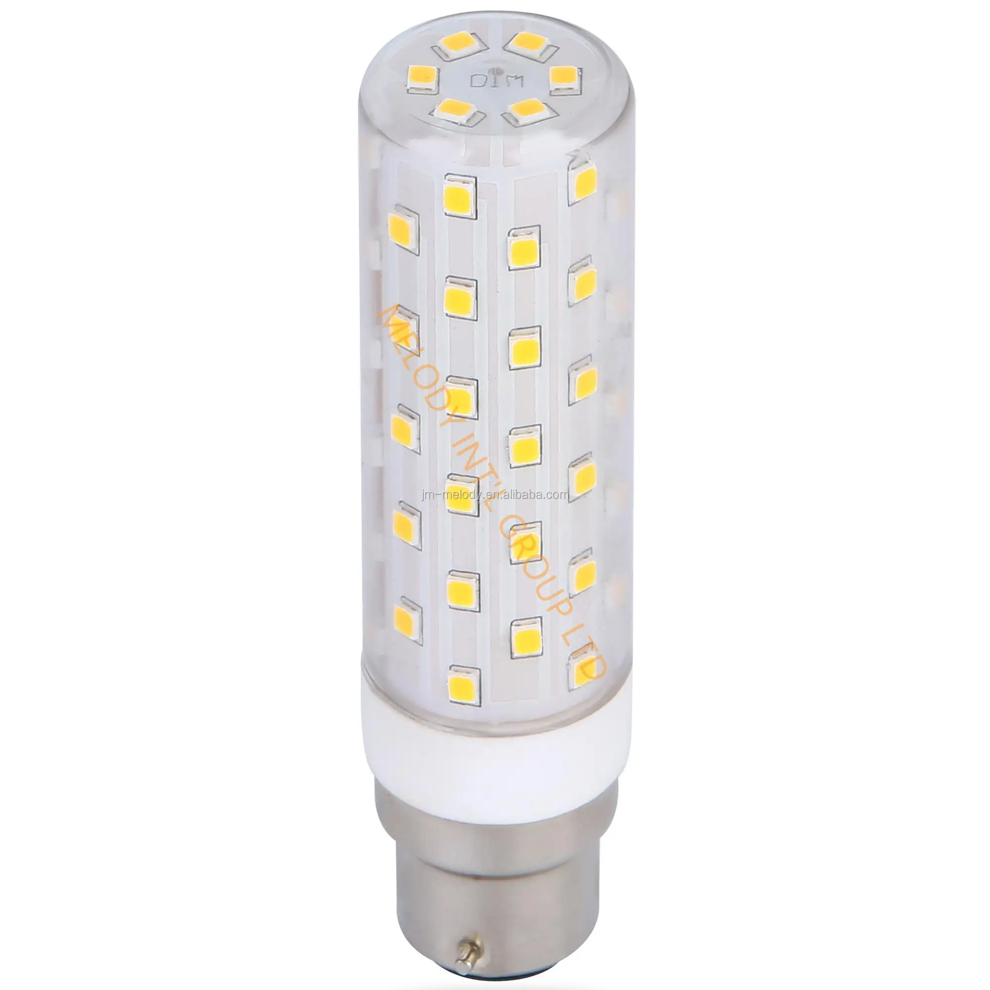 Top Quality Ceramic 10W B22 LED bulb bayonet TUBE E11 E14 E17 E27 Dimmable corn Light lamp 230V 110V 12V 24V no Flicker free