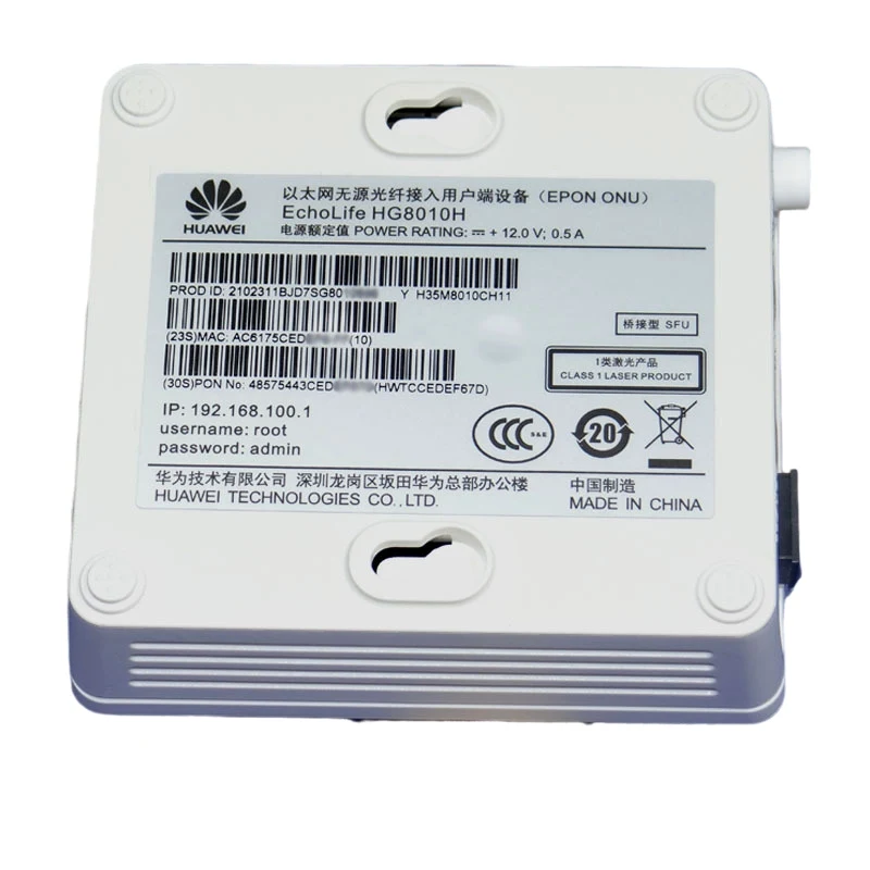 Original Huawei Hg H Ge Gpon Onu Gpon Ont Huawei Echolife Hg H Glasfaser Ausr Stung Buy