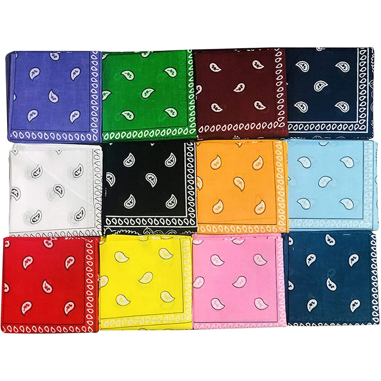 Wholesale Custom Logo Multifunctional Neck Tube Square Scarf Bandana