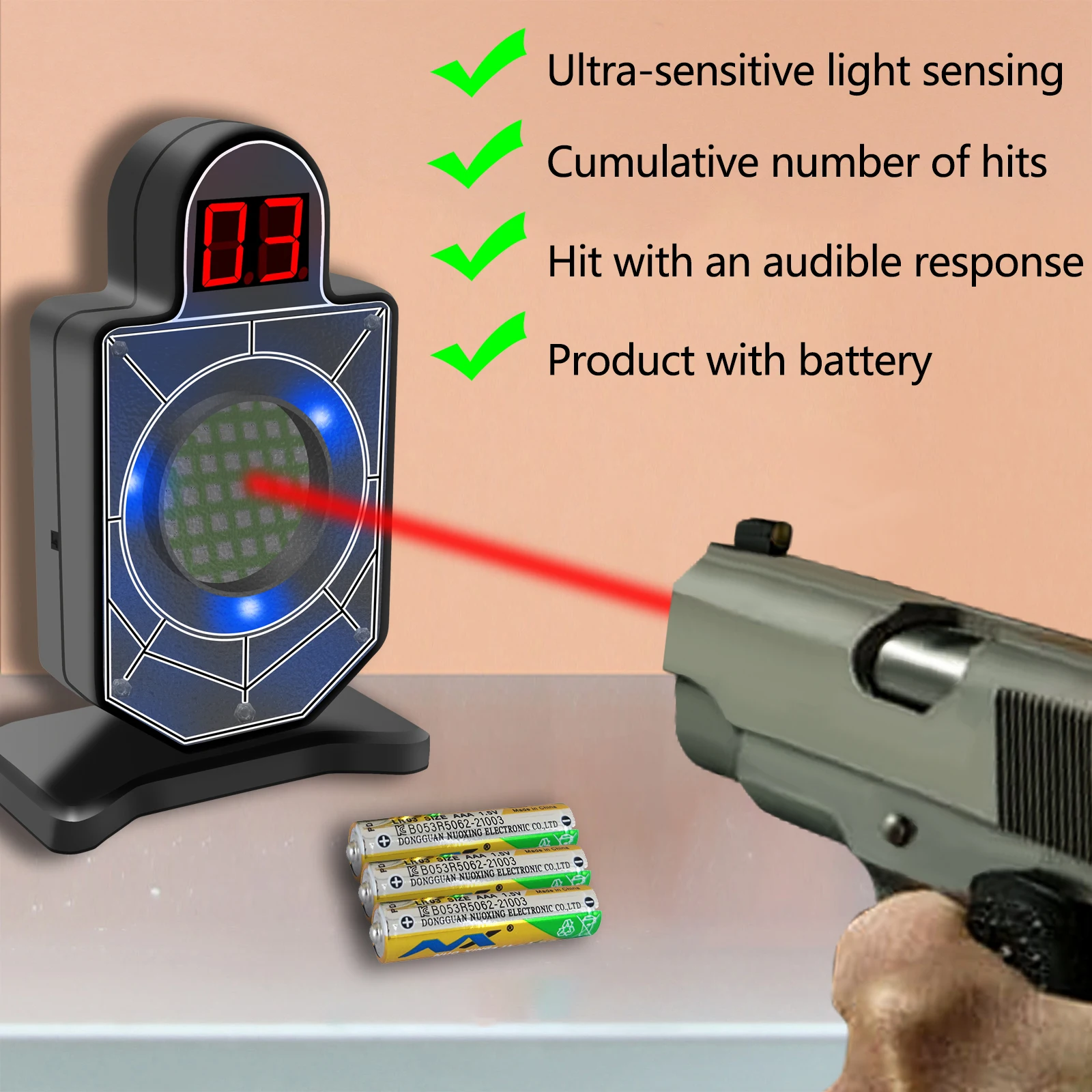 Infrared Induction Electronic Scoring Laser Target Outdoor Sports Sts