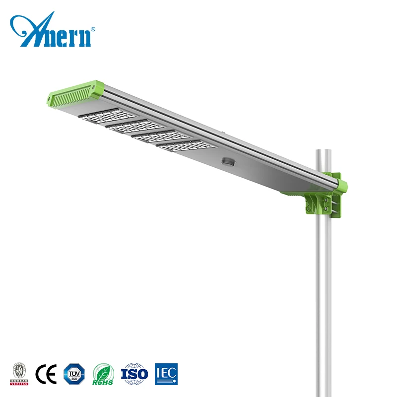 New Model Design Led Street Light Waterproof Adjustable Angle 50W All In One Solar Led Street Light