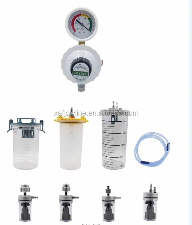 Hospital Vacuum Regulator With Suction Jar Wall Mounted - Buy Hospital ...