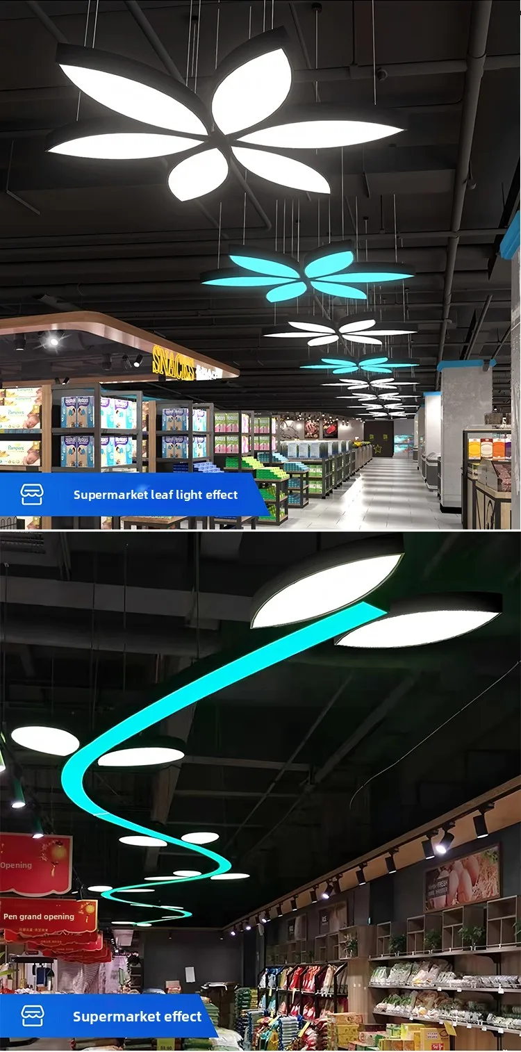 product special shaped chandeliers pendant lights for shopping malls internet cafes amusement centers dance studios childrens parks-7