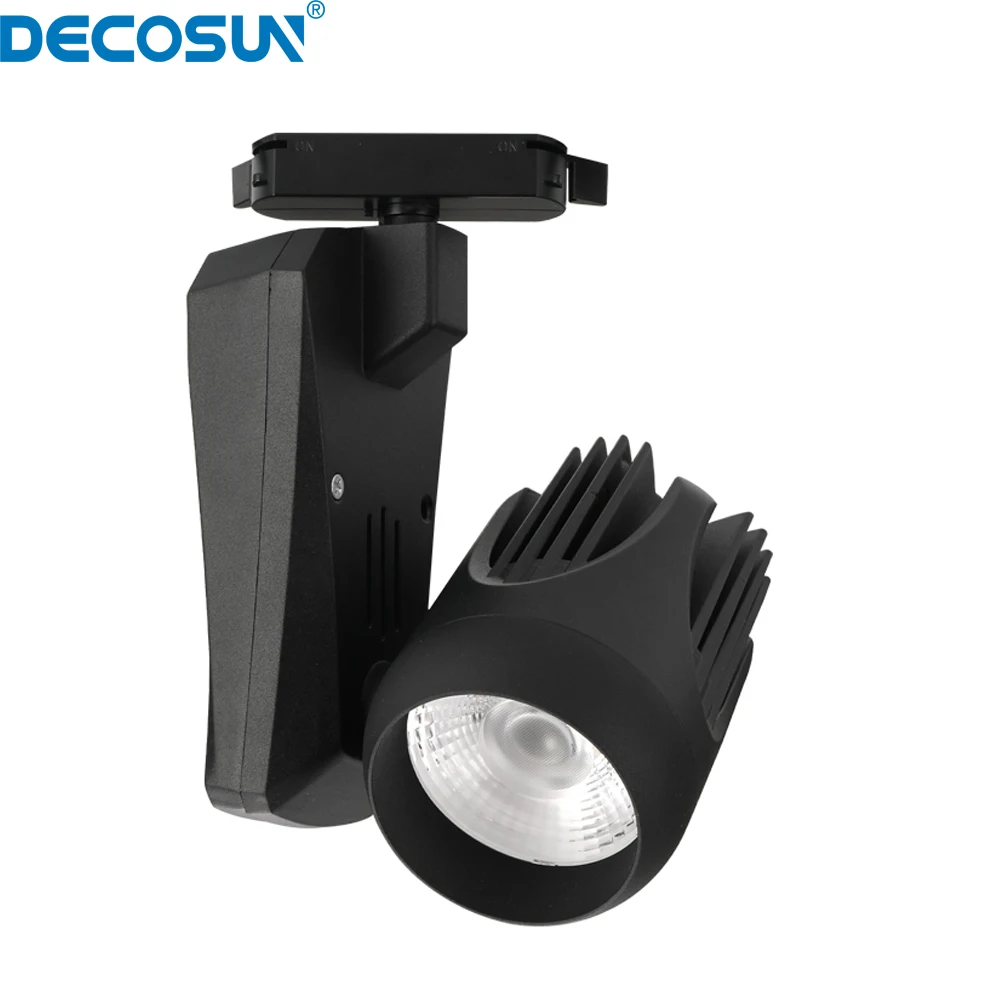 Fashion Dali 0-10v Wifi Triac dimmable COB track light 15W 20W 30W LED Track Spotlight White Black Gold