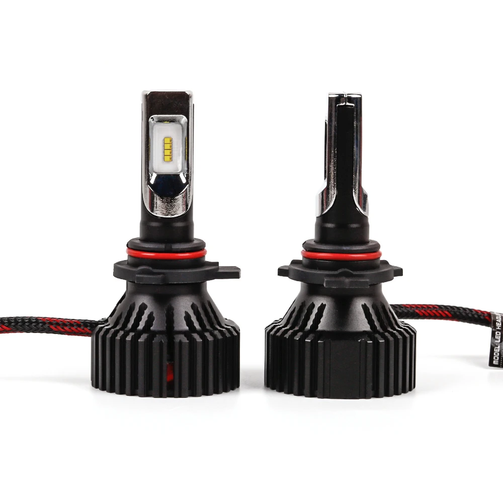 Car lighting system 4000LM autozone luxeon zes h7 led headlight 9005