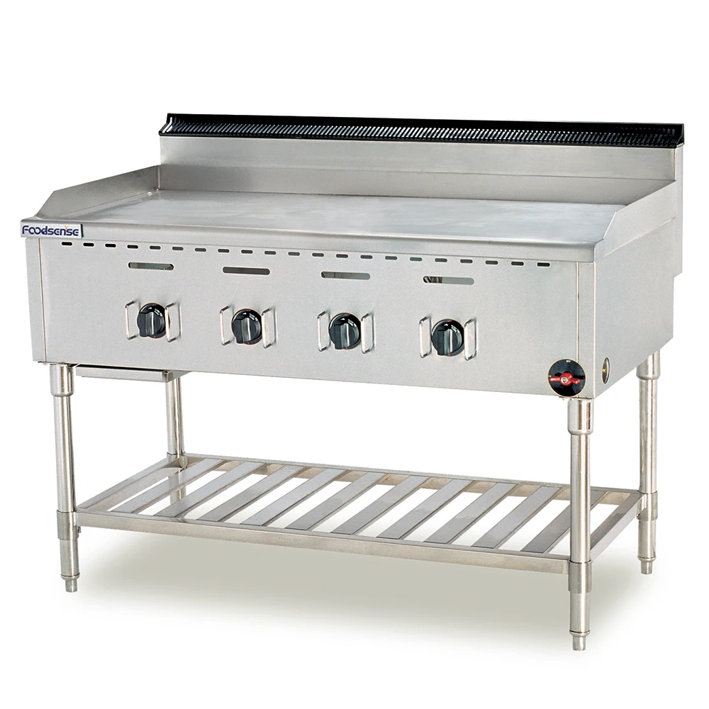 1200mm Commercial Gas Restaurant Griddle With Stand High Quality