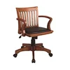 High end antique oak wood office wood chairs