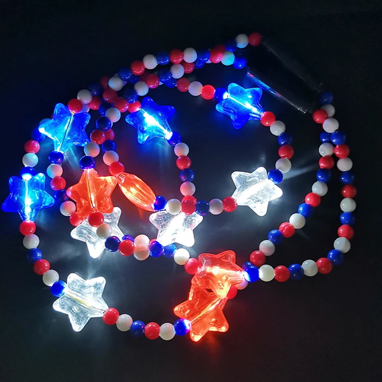 4th of july light up necklaces Clearance