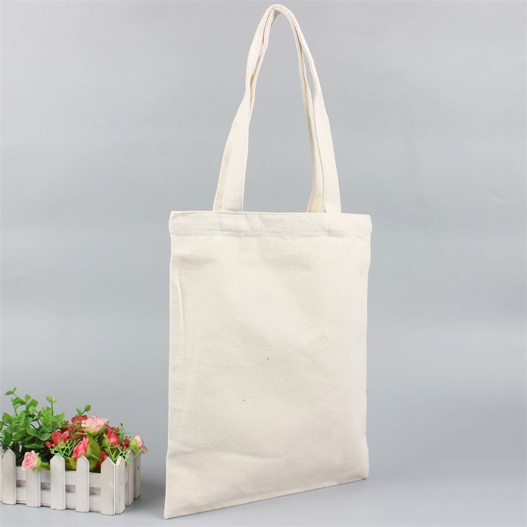 Moq 30 Custom 12oz Cotton Tote Bag Handled Casual Your Logo Design ...