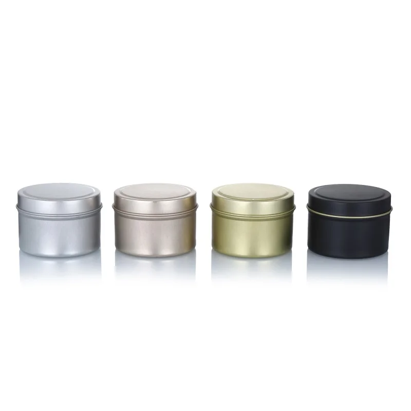 thumbnail interactive-video image 1 of Happyhube 24-Piece Tin Candle Containers Set - 12x8oz & 12x4oz Metal Tins For DIY Candle Making, Rust-Proof Storage Jars With Lids 1 of 3