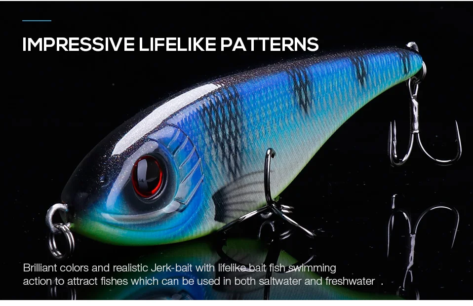 VTAVTA Lipless 76g 150mm Crankbait Sinking VIB Lure Vibration Hard