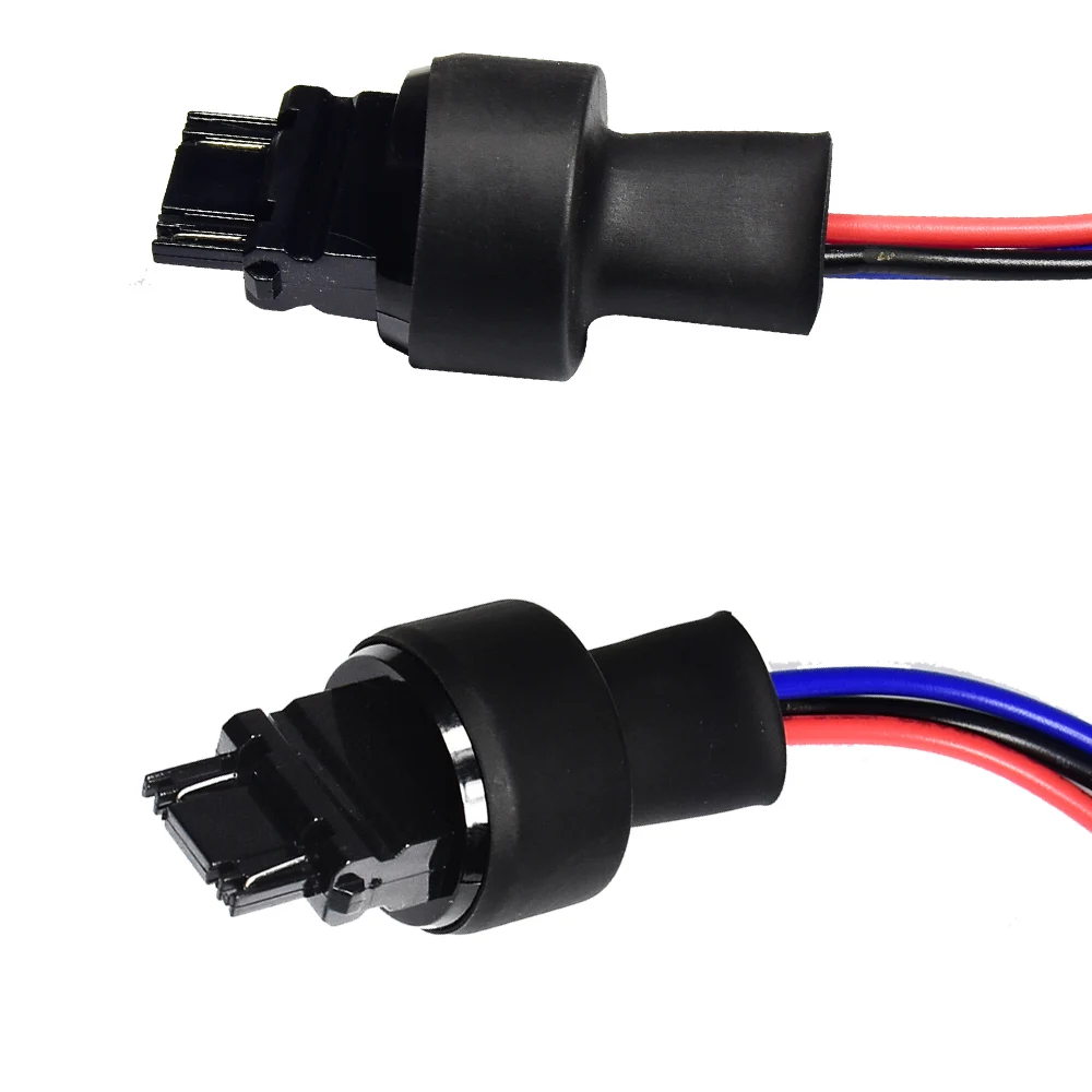 3157 3156 T25 Male Adapter Socket Plugs Connectors Wiring Harness for Automotive Brake Light Bulbs - ANKUX.COM