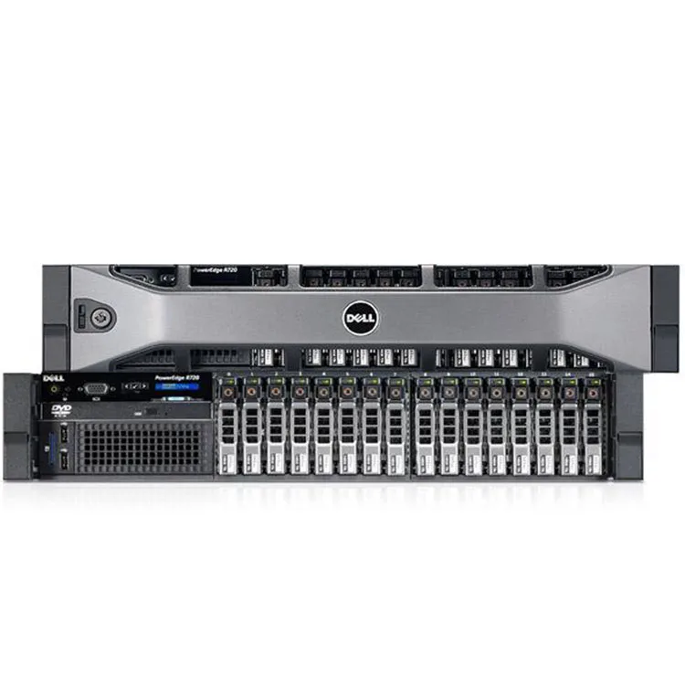 poweredge r720 e5-2620v2*2 16g*2 300gsas15k*8 h710 dvd server
