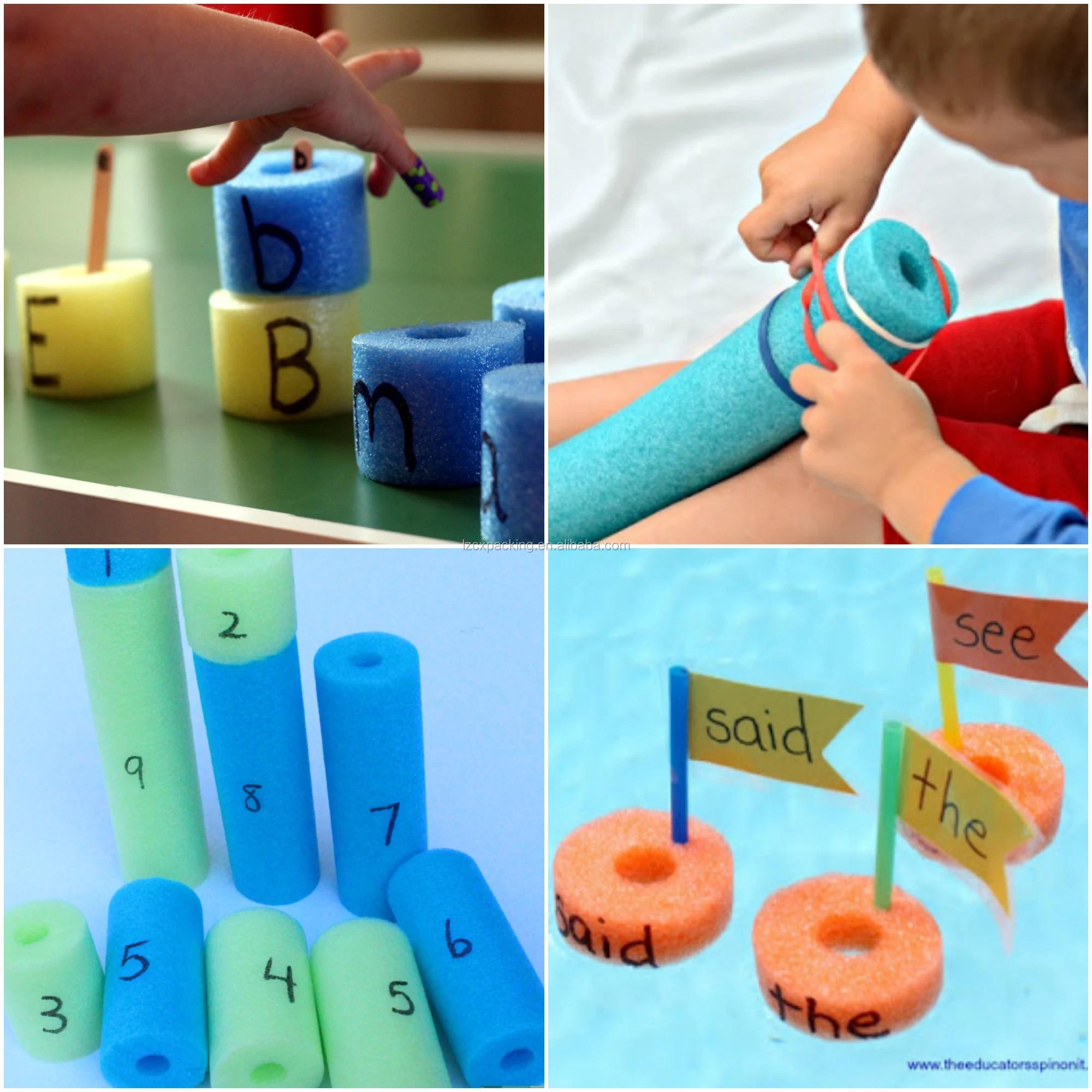 Colorful Epe Foam Pipe Water Float Swimming Pool Noodles Foam Tube