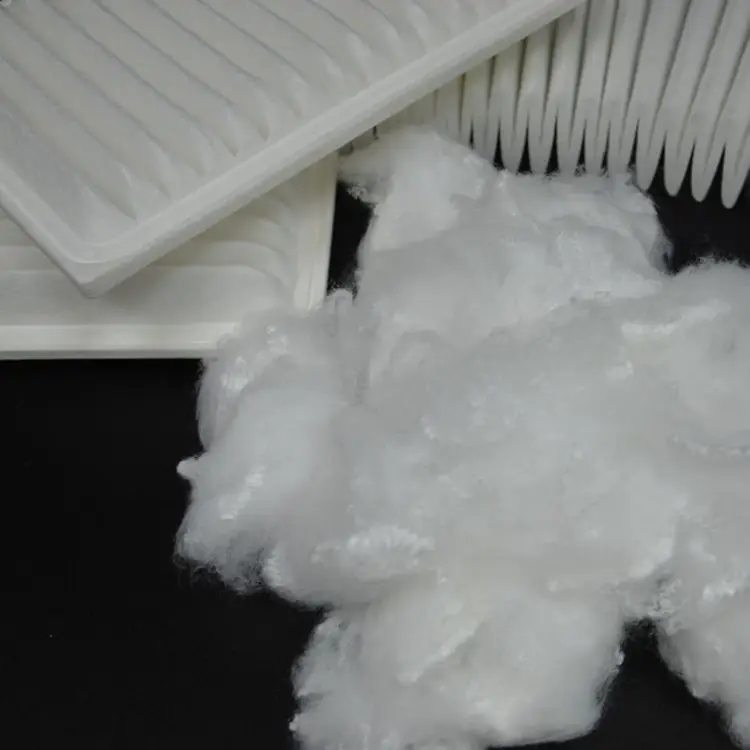 
Top quality low melt polyester fiber LMF 4D 51MM for heat-bonding non-woven fabric 