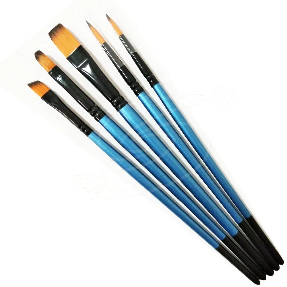 Paint Brush Manufacturers Short Wooden Handle Artist Painting Brush Oil 